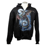 Sudadera con cremallera para hombre Moon and Dragon de J&L ImportsEX-STOCK Canada 