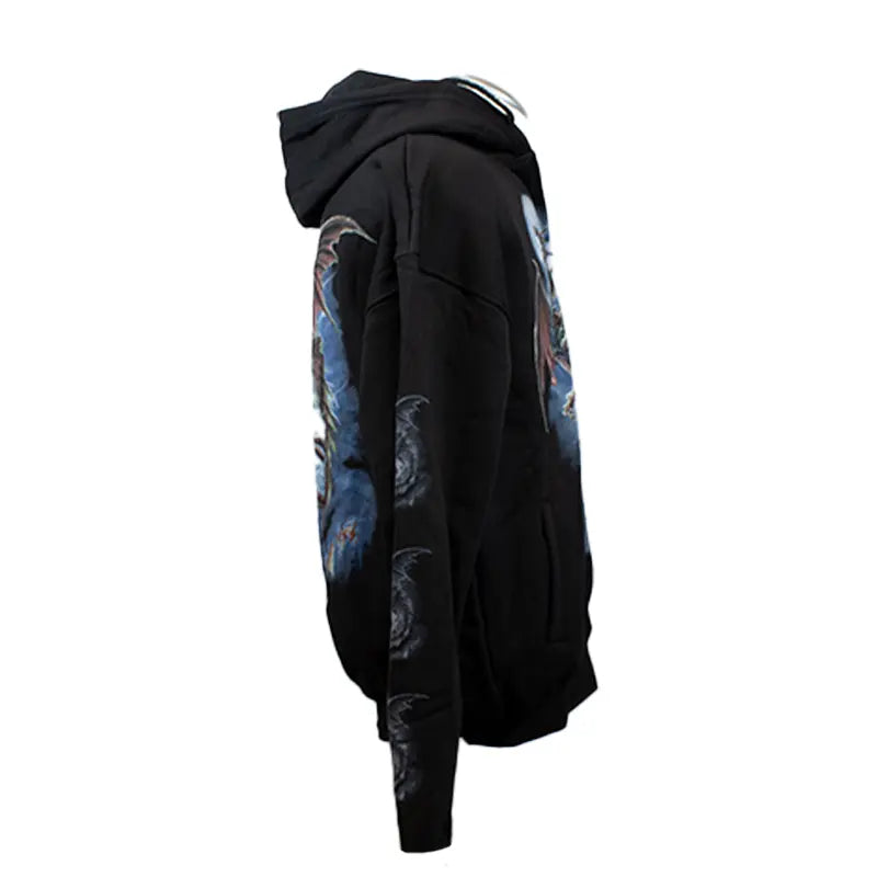 Sudadera con cremallera para hombre Moon and Dragon de J&L ImportsEX-STOCK Canada 