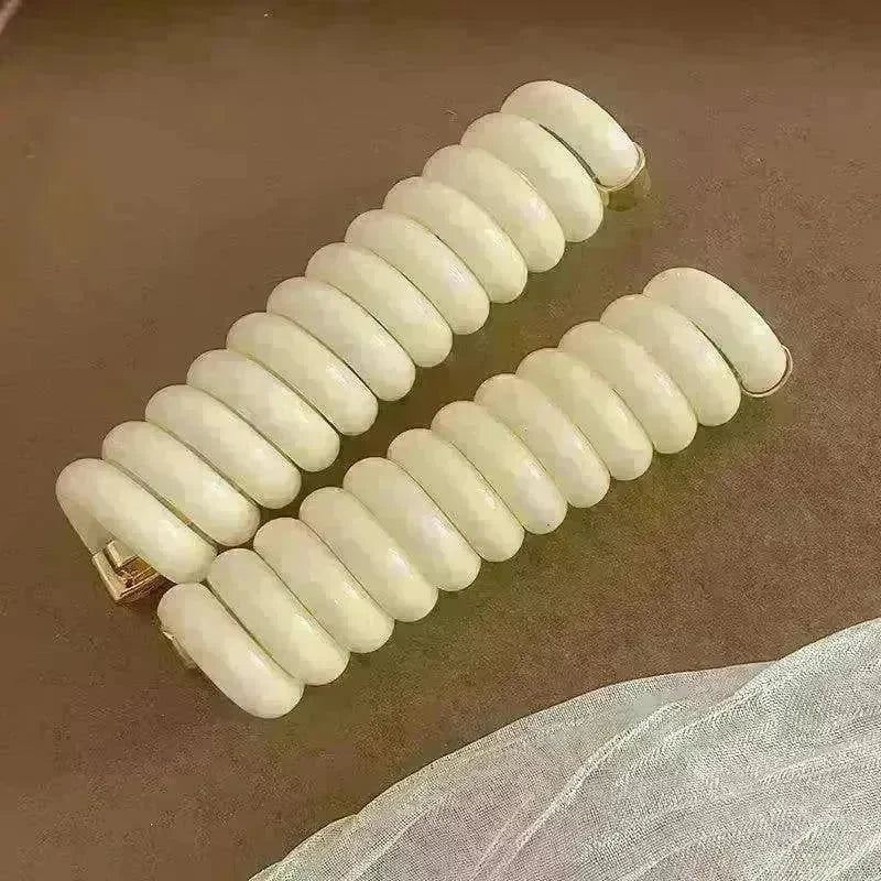 Japanese Braided Hair Band Phone Line Claw - EX-STOCK CANADA