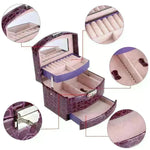 Jewelry Box, Makeup Organizer, Gift for Her - EX-STOCK CANADA