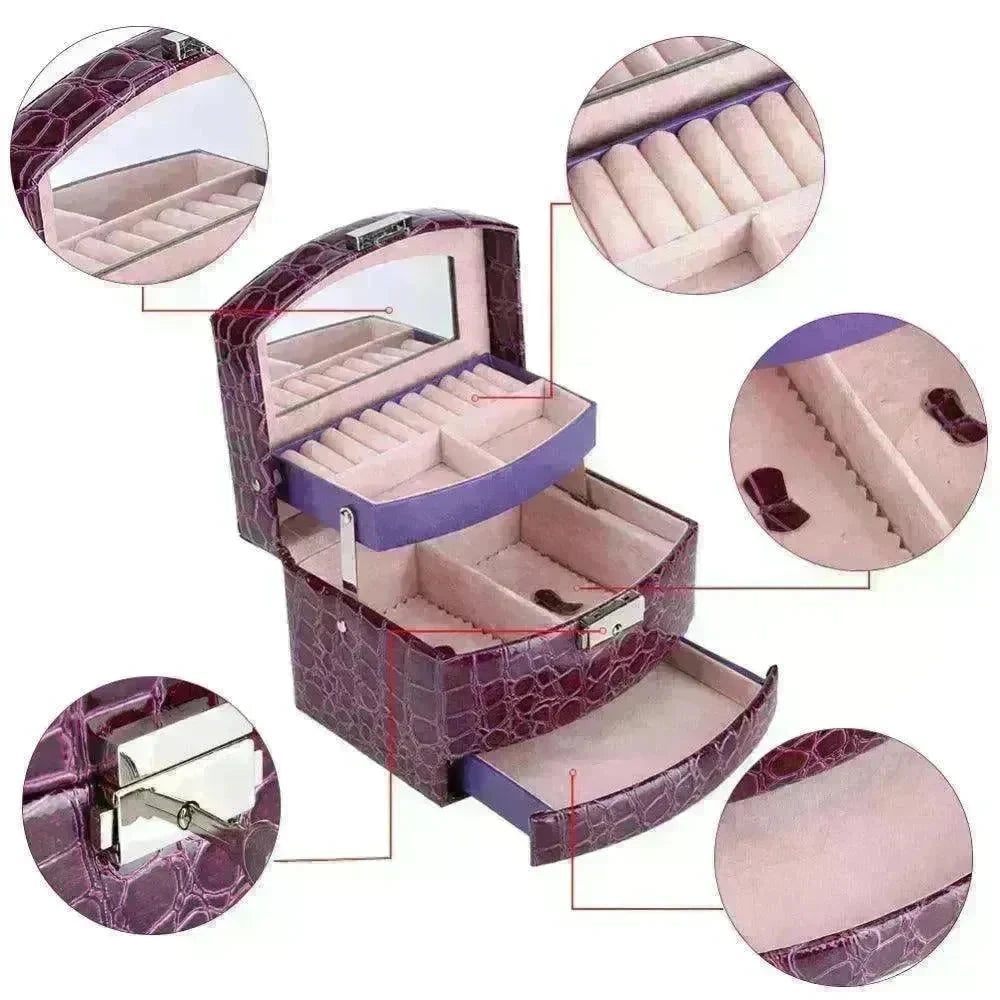 Jewelry Box, Makeup Organizer, Gift for Her - EX-STOCK CANADA