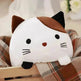 Kawaii Plush Cat Pillow: Soft, 30cm, Cartoon Animal Doll. Great for Kids! - EX-STOCK Canada