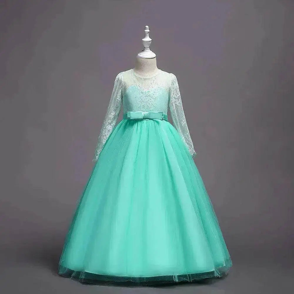 Kids Long Flower Girl Dress Dress - EX-STOCK Canada