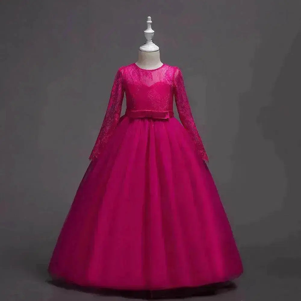 Kids Long Flower Girl Dress Dress - EX-STOCK Canada