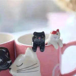 Kiss Cat Coffee Couple Handmade Mug - EX-STOCK Canada