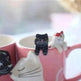 Kiss Cat Coffee Couple Handmade Mug - EX-STOCK Canada