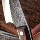 Kitchen Steel Knife Full Sharp Blade Chef Knife+Leather Strap - EX-STOCK CANADA