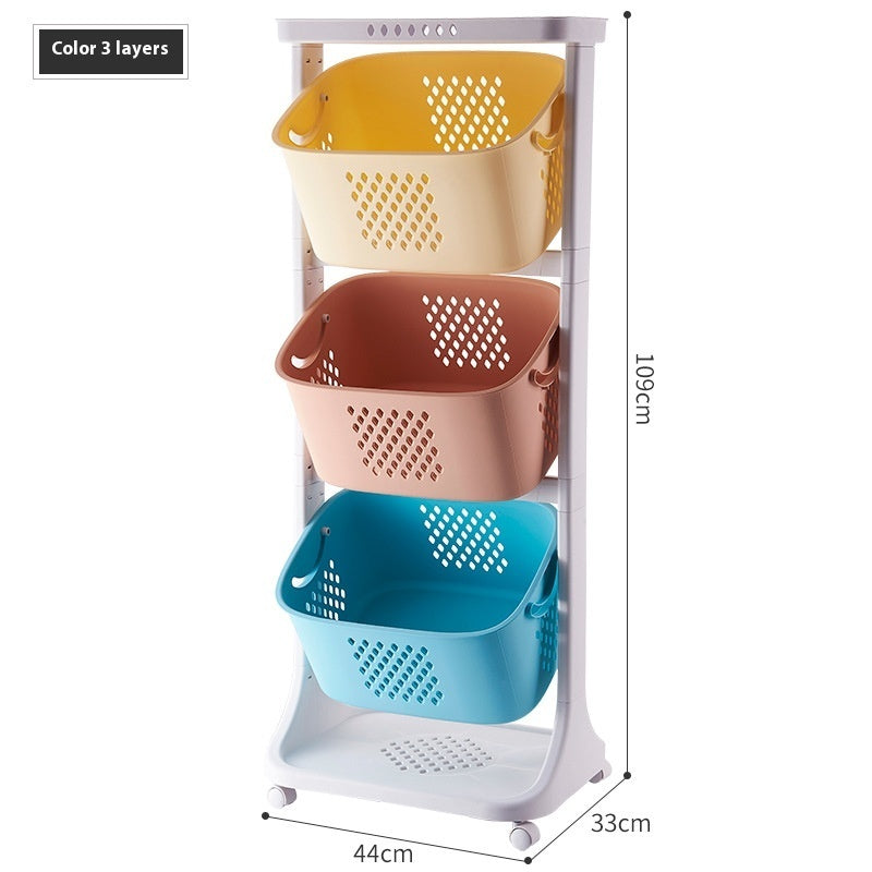 Kitchen Vegetable Storage Basket Storage Rack Plastic EX-STOCK Canada 