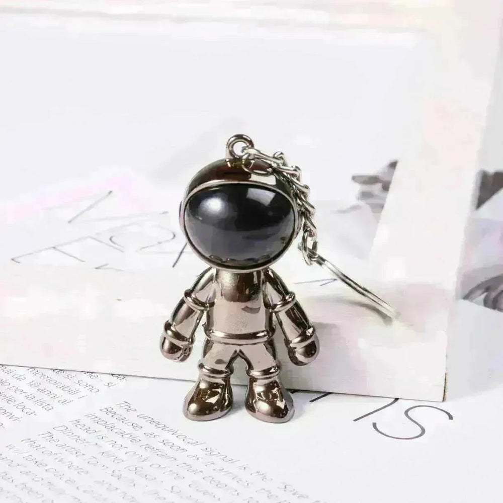 Korean Hip Hop Fashion Cross Spaceman Necklace Keychain - EX-STOCK CANADA