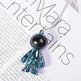 Korean Hip Hop Fashion Cross Spaceman Necklace Keychain - EX-STOCK CANADA