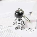 Korean Hip Hop Fashion Cross Spaceman Necklace Keychain - EX-STOCK CANADA