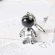 Korean Hip Hop Fashion Cross Spaceman Necklace Keychain - EX-STOCK CANADA