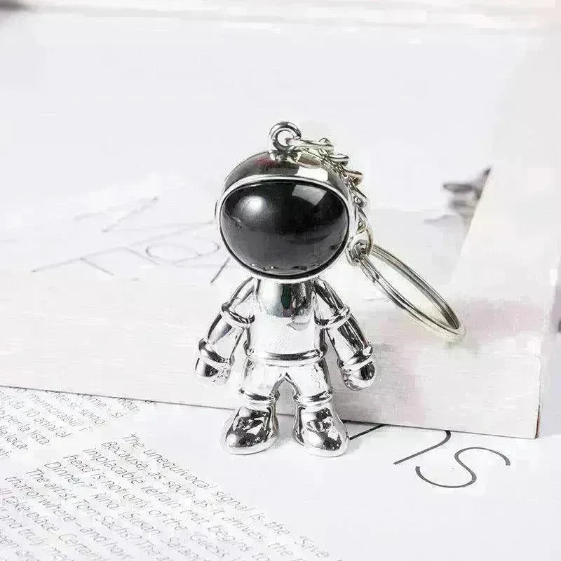 Korean Hip Hop Fashion Cross Spaceman Necklace Keychain - EX-STOCK CANADA