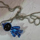 Korean Hip Hop Fashion Cross Spaceman Necklace Keychain - EX-STOCK CANADA