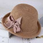 Korean Style Flower Knit Sun Hats for Women - EX-STOCK Canada