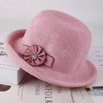 Korean Style Flower Knit Sun Hats for Women - EX-STOCK Canada