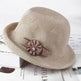 Korean Style Flower Knit Sun Hats for Women - EX-STOCK Canada