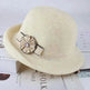 Korean Style Flower Knit Sun Hats for Women - EX-STOCK Canada