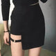 Korean Style Skirt Black Hip Skirts Irregular Hem Pencil Micro Mini Skirt. - EX-STOCK Canada
