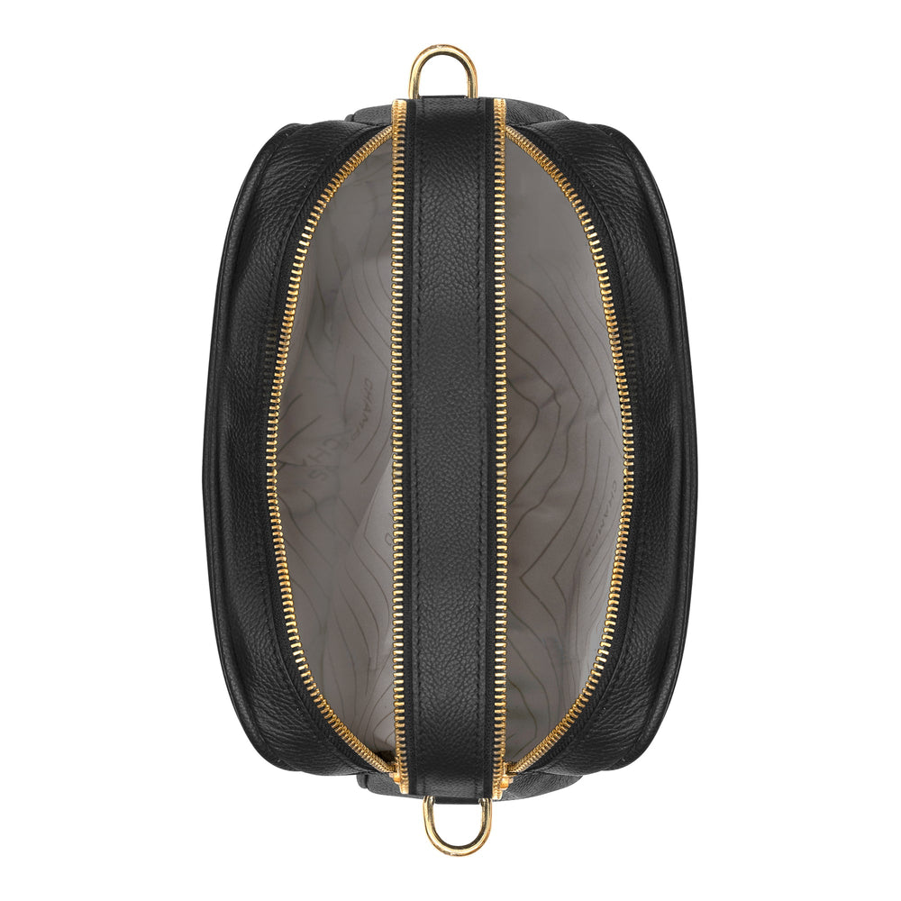 Gala / Leather Double-Zip Shoulder Bag EX-STOCK Canada 