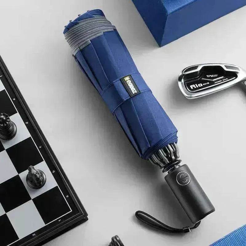 LED Flashlight Lighting Rain and Sunshine Folding Umbrella - EX-STOCK Canada