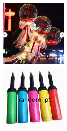 LED Luminous Balloon Rose Bouquet Transparent Bobo Ball Rose EX-STOCK Canada 
