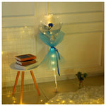 LED Luminous Balloon Rose Bouquet Transparent Bobo Ball Rose EX-STOCK Canada 