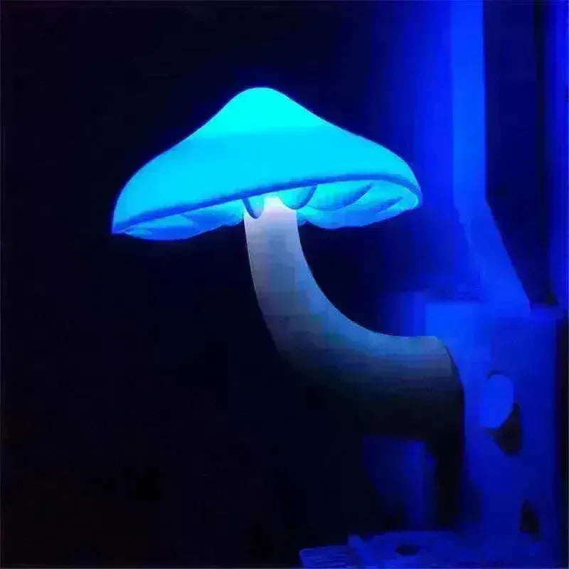 LED Mushroom Night Light Wall Lamp EU US Socket Plug - EX-STOCK CANADA