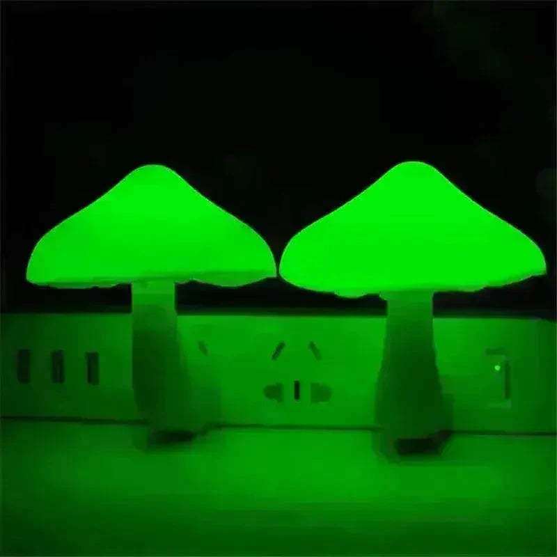 LED Mushroom Night Light Wall Lamp EU US Socket Plug - EX-STOCK CANADA
