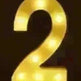 LED Night Light A-Z 0-9 Battery Lamp Wedding Party Decor - EX-STOCK CANADA