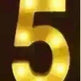 LED Night Light A-Z 0-9 Battery Lamp Wedding Party Decor - EX-STOCK CANADA