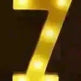 LED Night Light A-Z 0-9 Battery Lamp Wedding Party Decor - EX-STOCK CANADA