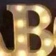 LED Night Light A-Z 0-9 Battery Lamp Wedding Party Decor - EX-STOCK CANADA