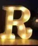 LED Night Light A-Z 0-9 Battery Lamp Wedding Party Decor - EX-STOCK CANADA