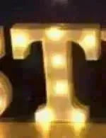 LED Night Light A-Z 0-9 Battery Lamp Wedding Party Decor - EX-STOCK CANADA