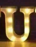 LED Night Light A-Z 0-9 Battery Lamp Wedding Party Decor - EX-STOCK CANADA
