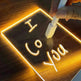 LED Night Light USB Message Board Holiday Light With Pen - EX-STOCK Canada