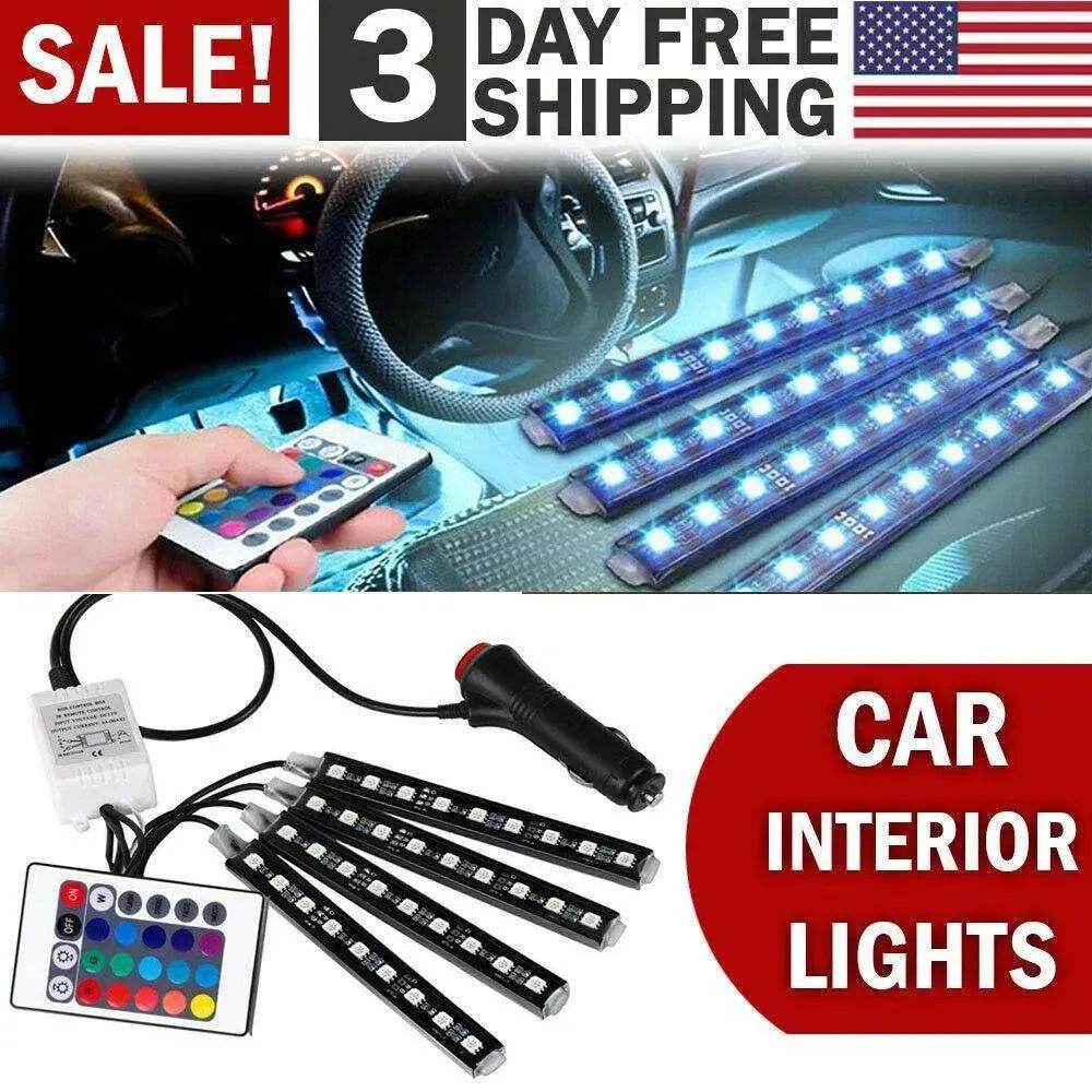 LED Strip Lights for Car Interior Lights with Neon Atmosphere - EX-STOCK Canada