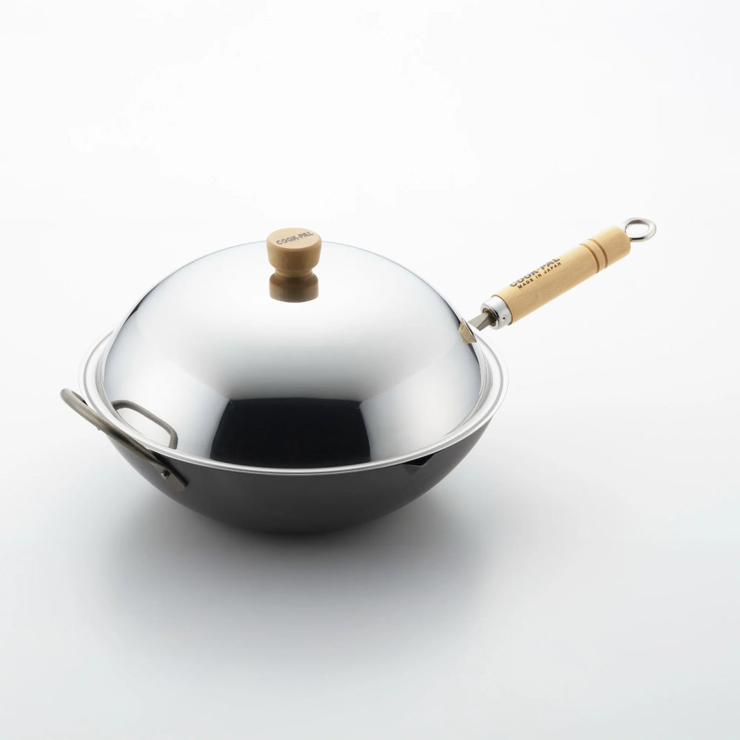 Yoshikawa Cook-Pal Ren Stainless Steel Lid – 36 cm 