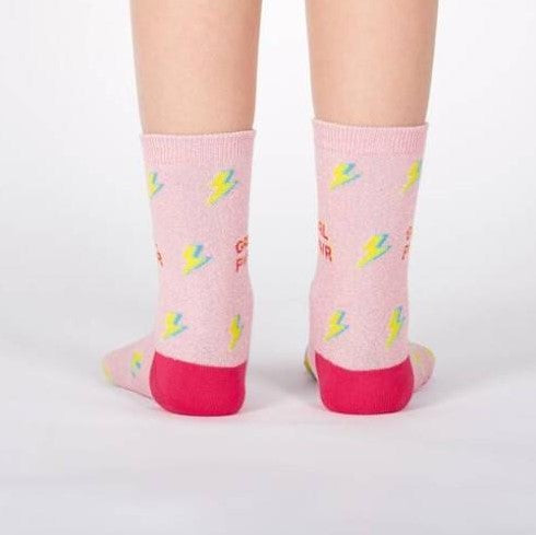 Sock It To Me Shimmer -  Junior Crew Socks - EX-STOCK Canada