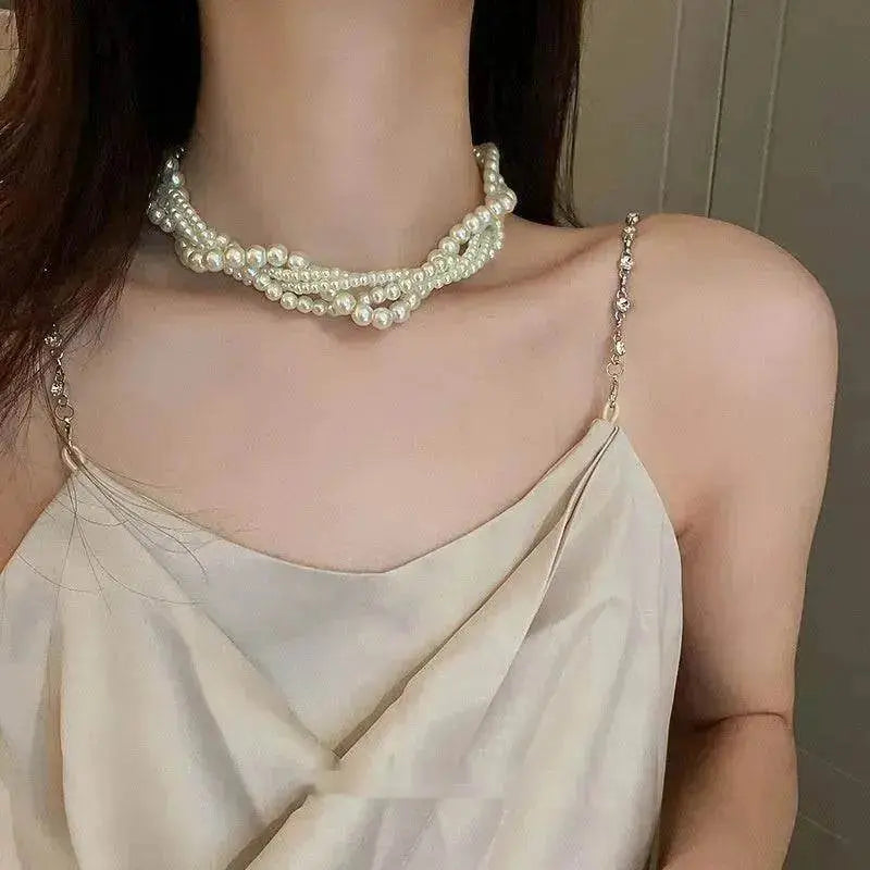Ladies Fashion Multilayer Collarbone Necklace - EX-STOCK Canada