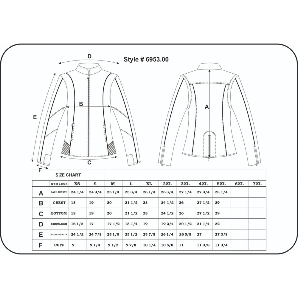 Unik International Women's Hoodie Motorcycle Jacket 