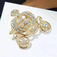 Lanhao Gray Guniang Pumpkin Car Brooch Fairy Tale Style Colorful Rhinestone - EX-STOCK Canada