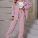 Lapel Cardigan Casual Suit Women EX-STOCK Canada 