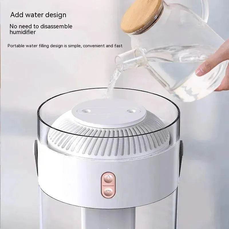 Humidificateur à double pulvérisation grande capacité 26L Lumière d'ambiance Commercial Portable Remplacement d'eau - EX-STOCK Canada