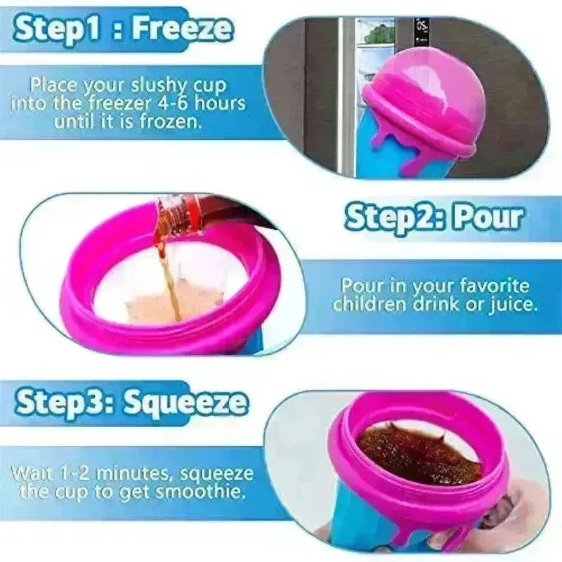 Large Capacity Slushy Cup - Homemade Juice & Smoothie Maker - EX-STOCK CANADA