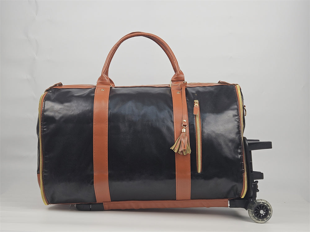 Large Capacity Trolley Travel Bag, Portable Folding Fitness Bag EX-STOCK Canada 