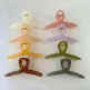 Large Jelly Minimalist Curve Bath Pan Hair Grabber - EX-STOCK CANADA