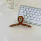 Large Jelly Minimalist Curve Bath Pan Hair Grabber - EX-STOCK CANADA