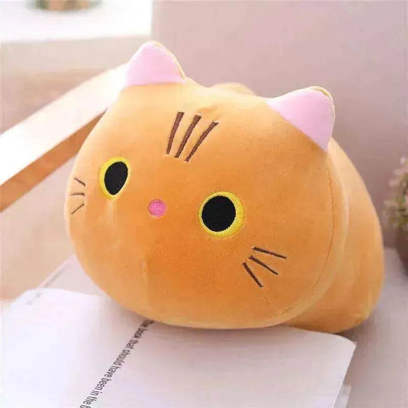 Large Size Cartoon Cat Plush Toys Stuffed Cloth Doll Long Animal Pillow Cushion - EX-STOCK Canada